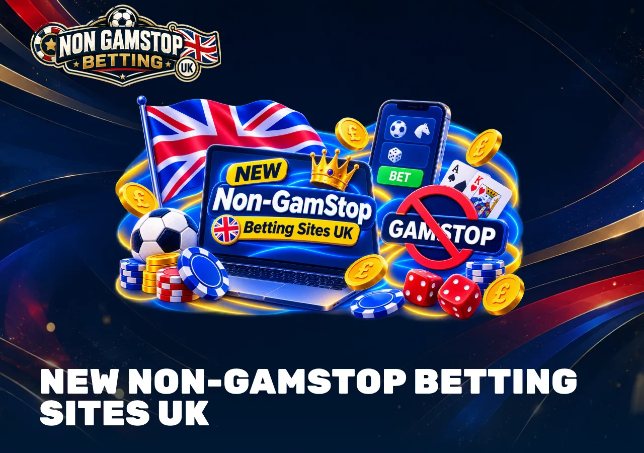 New non-GamStop betting sites UK with sportsbook access, casino games, pound betting and mobile wagering options.