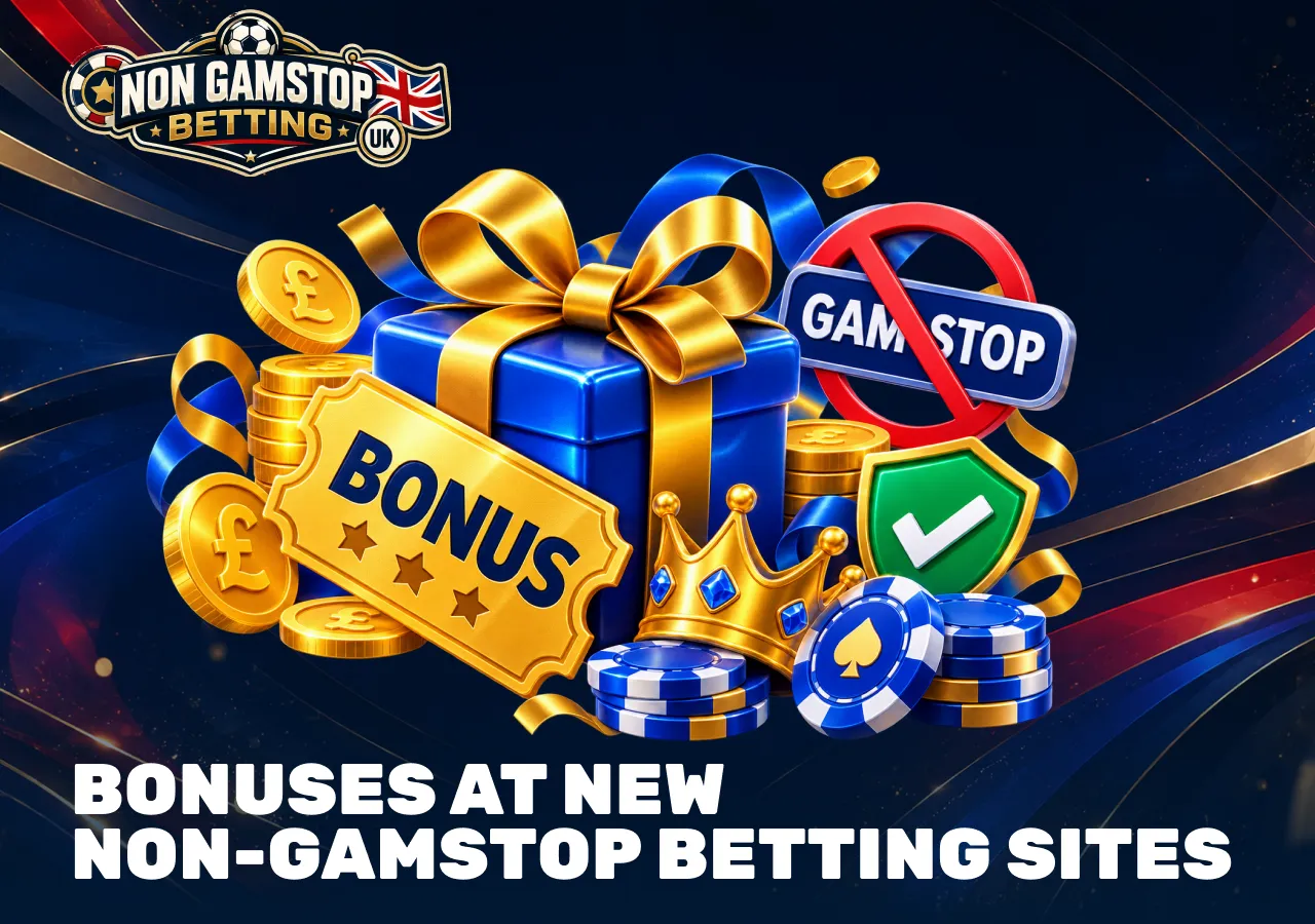 Bonuses at new non-GamStop betting sites with promotional rewards, betting chips and UK sportsbook offers.