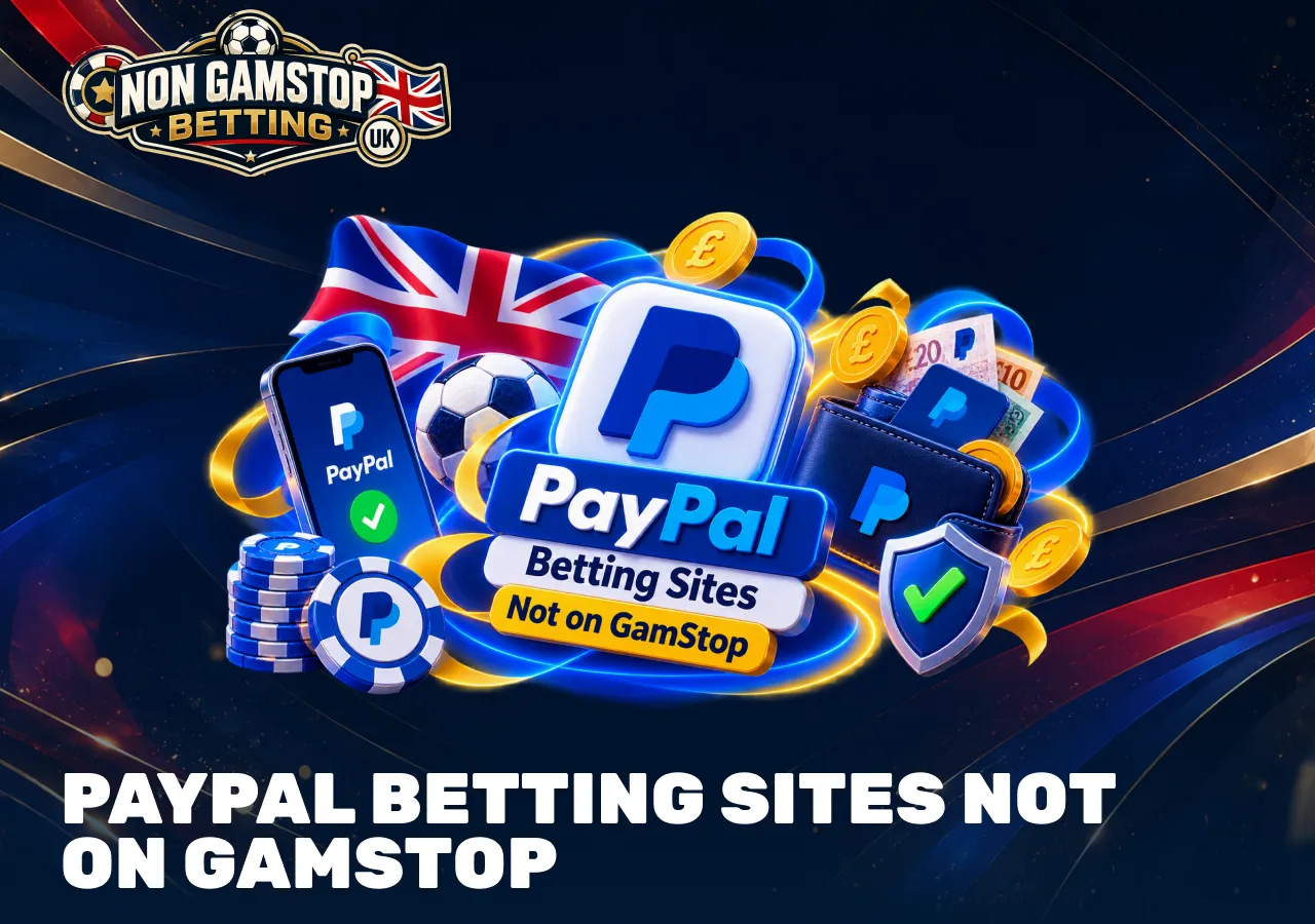 PayPal betting sites not on GamStop with digital wallet payments, pound transactions and secure betting deposits.