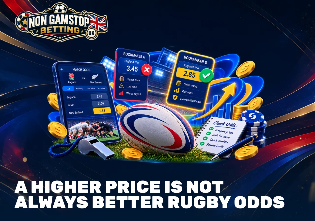 Rugby odds comparison between bookmakers with match prices, value checks and betting market information.